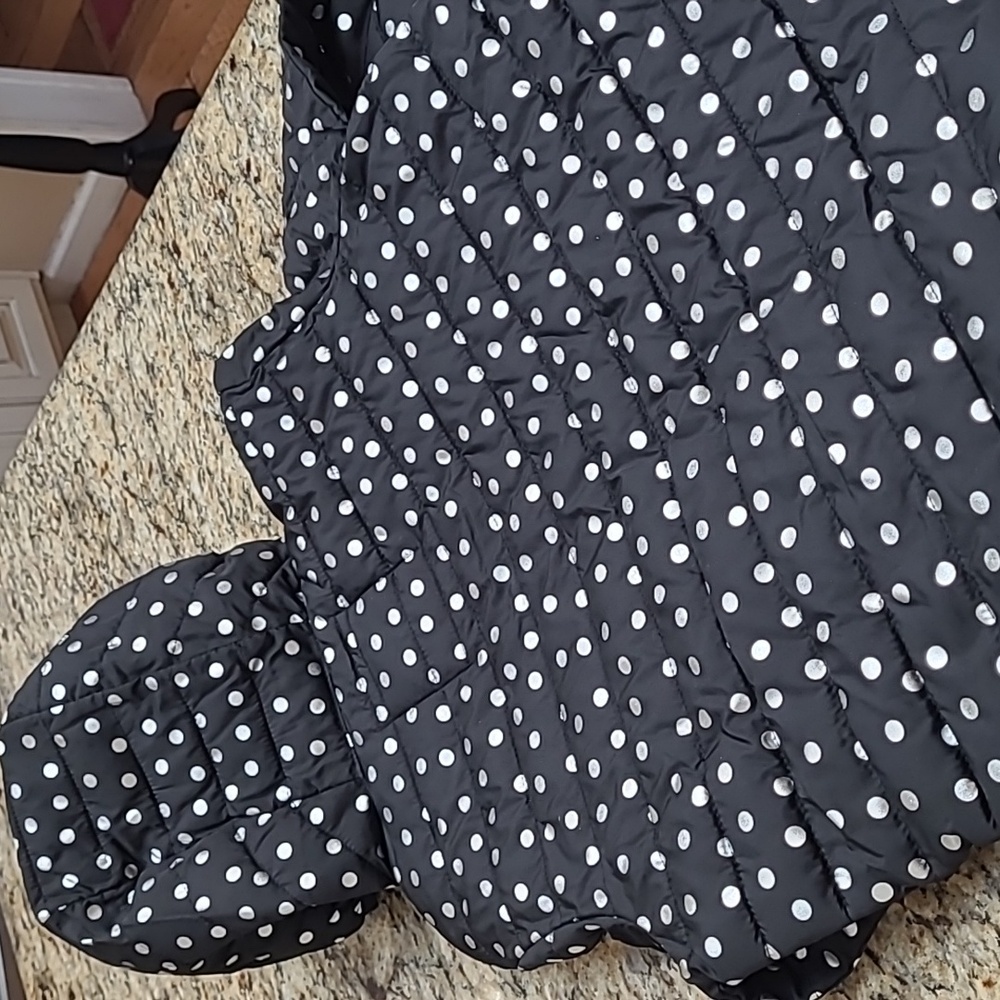 Kids Cold Control Puffer Jacket Silver Dots - 2 Inside Pockets! New with Tags! - Picture 13 of 15